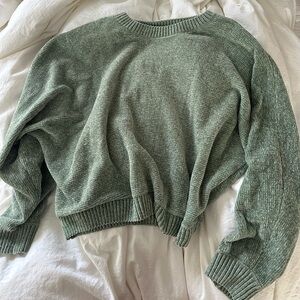 Sage Green Women's Crew Neck Sweater